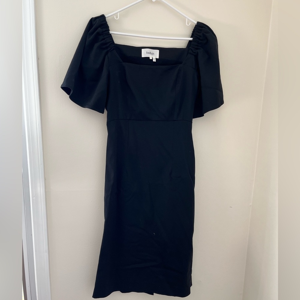 Ba & sh black midi dress - Picture 2 of 6